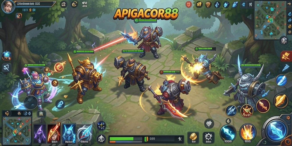 Tampilan menarik dari gameplay APIGACOR88 yang penuh strategi.