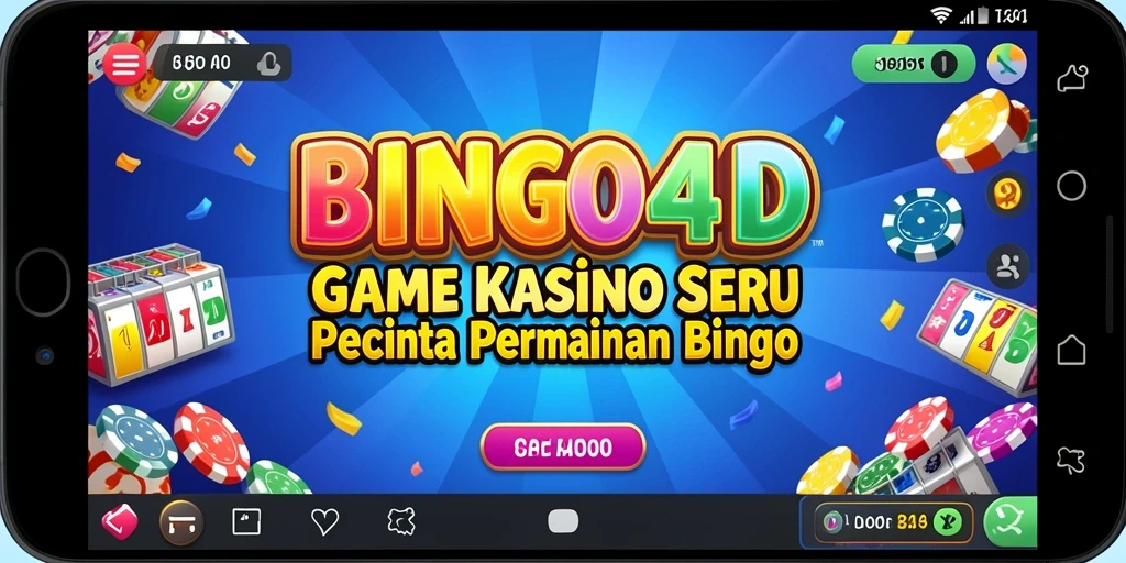 Tampilan intuitif dan seru saat bermain BINGO4D di kasino.