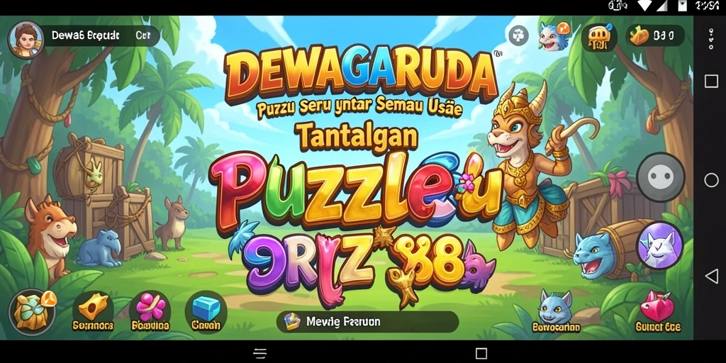 Tampilan menarik dari gameplay <strong>DEWAGARUDA</strong> yang menantang.