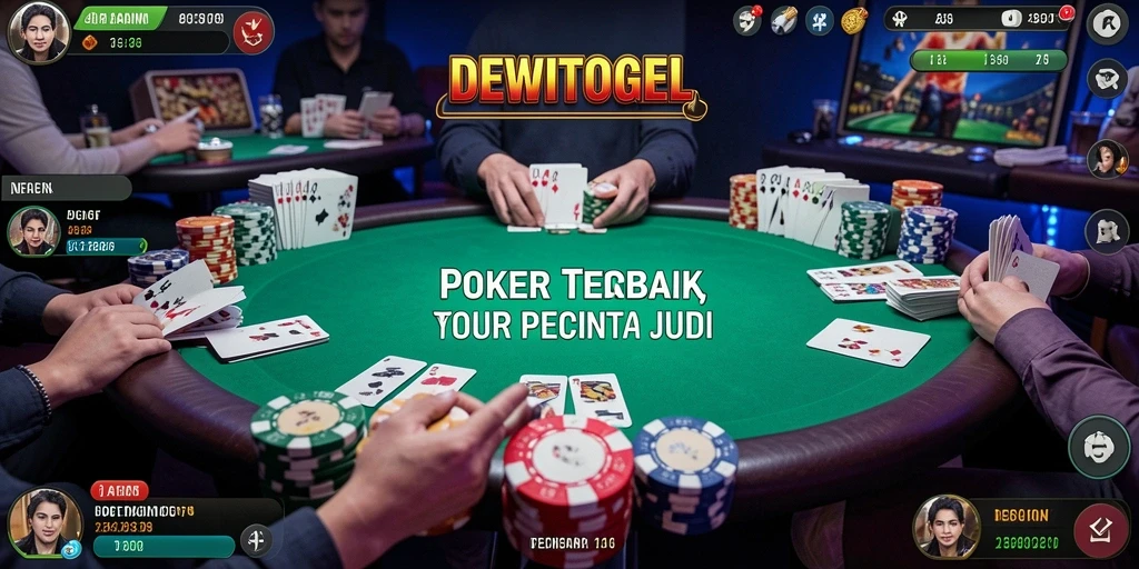 Tampilan menarik dan gameplay seru DEWITOGEL dalam permainan Poker.
