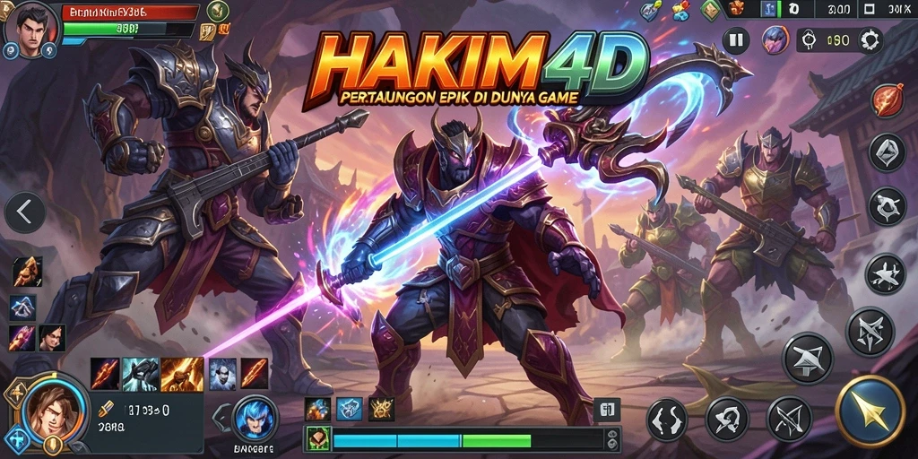 Tampilan gameplay HAKIM4D yang seru dan penuh aksi.