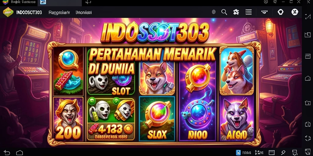Screenshot gameplay INDOSLOT303 menampilkan pertarungan Tower Defense yang seru.