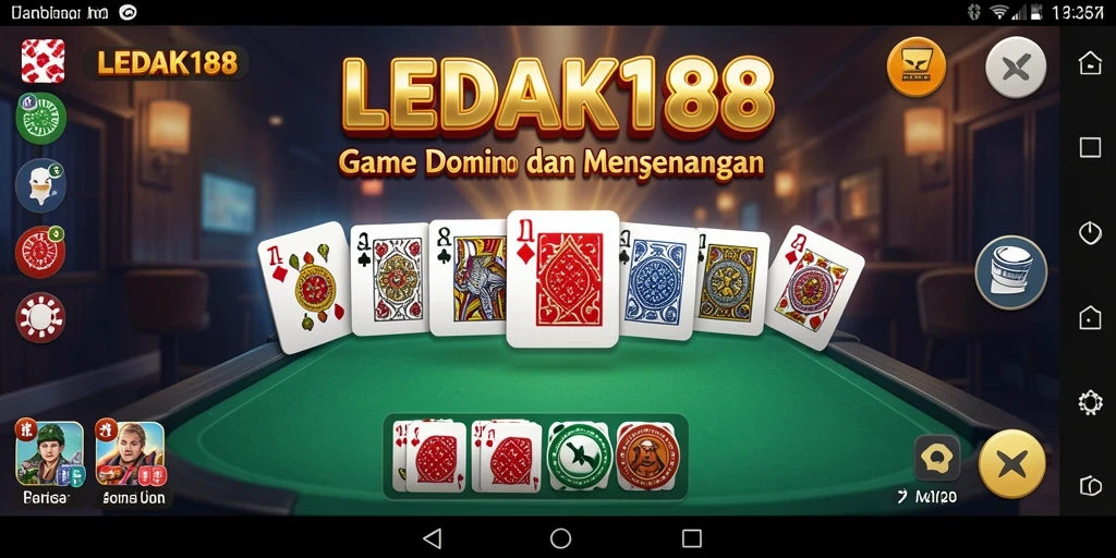 Tampilan dinamis gameplay Domino yang seru
