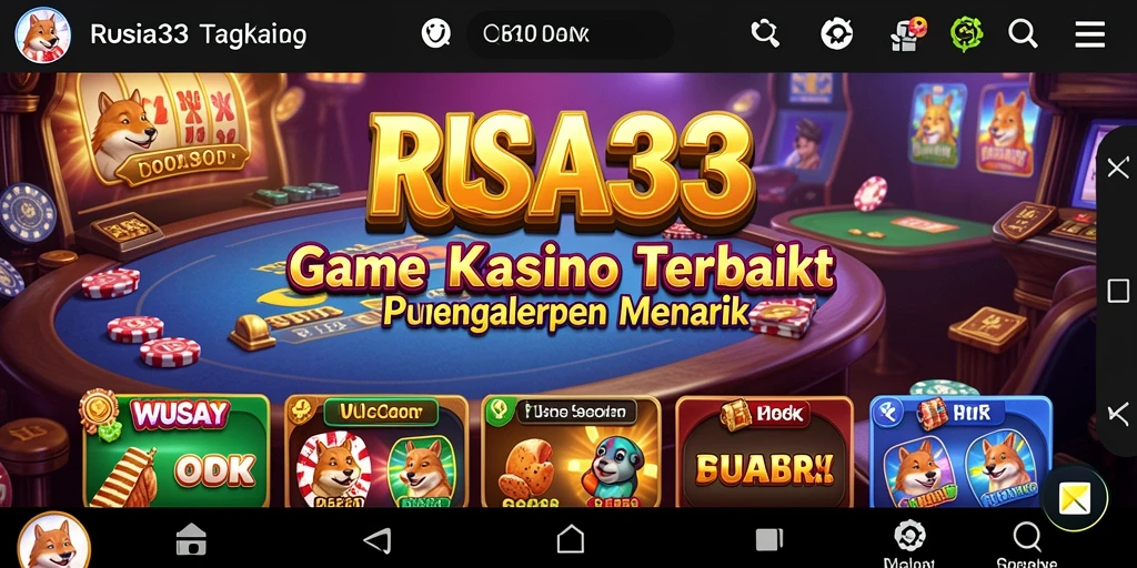 Tampilan menawan dari gameplay RUSA33 yang seru dan interaktif.