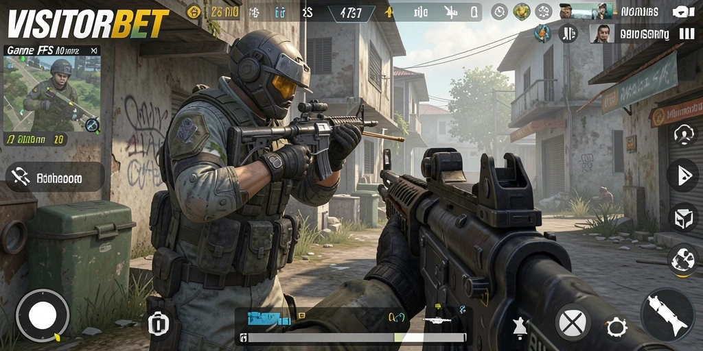 Tampilan seru dari gameplay VISITORBET yang intens dan penuh aksi.